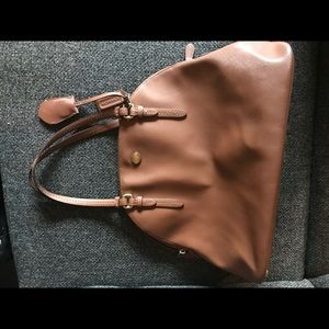 Coach Peyton Cora Domed Satchel Brown Large